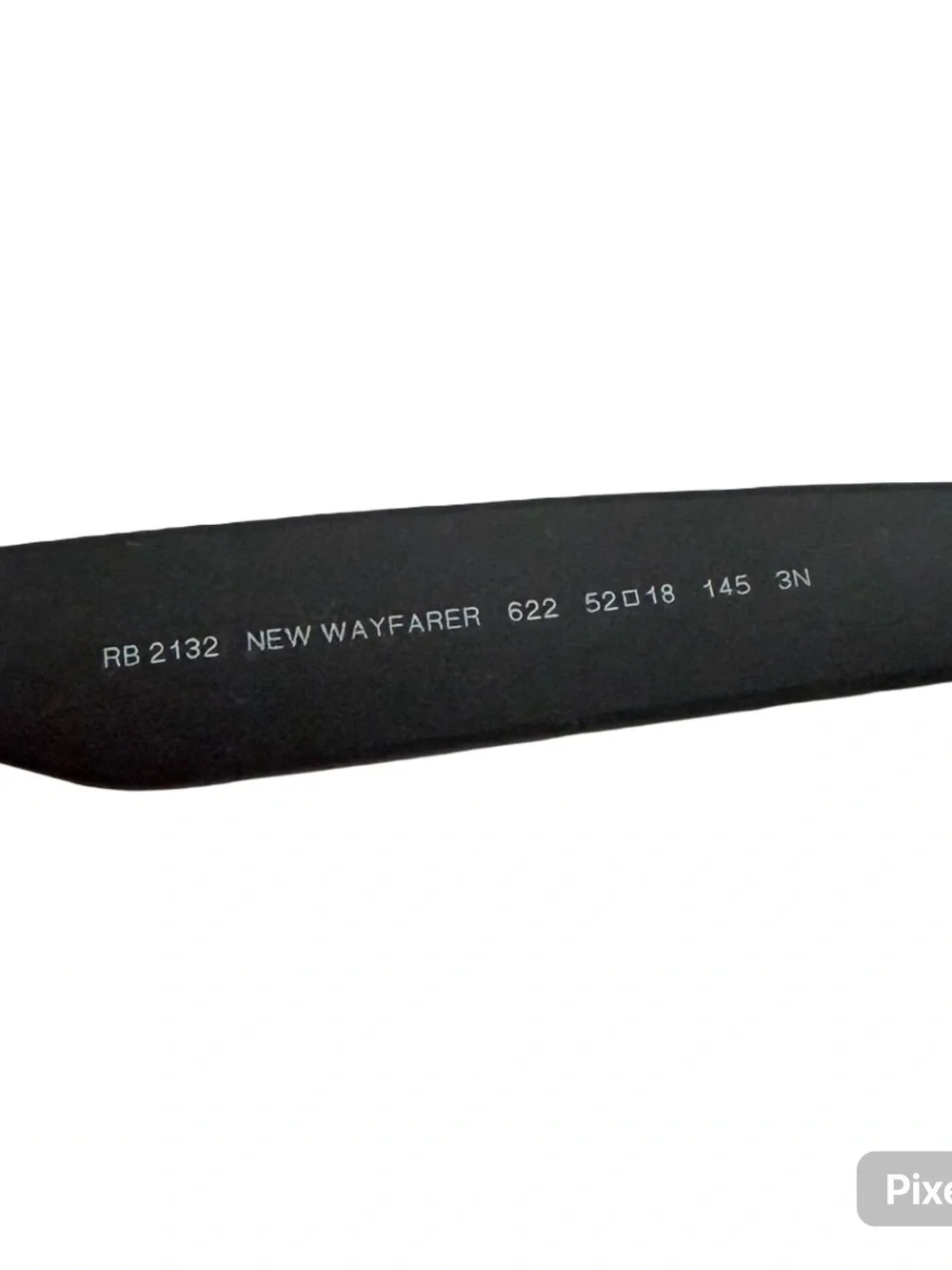 Ray-Ban Black Frame Sunglasses with Green Lenses